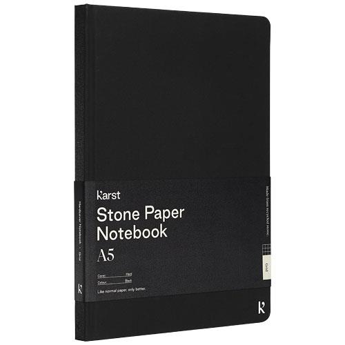 Karst® A5 Steinpapier Notizbuch mit festem Einband -