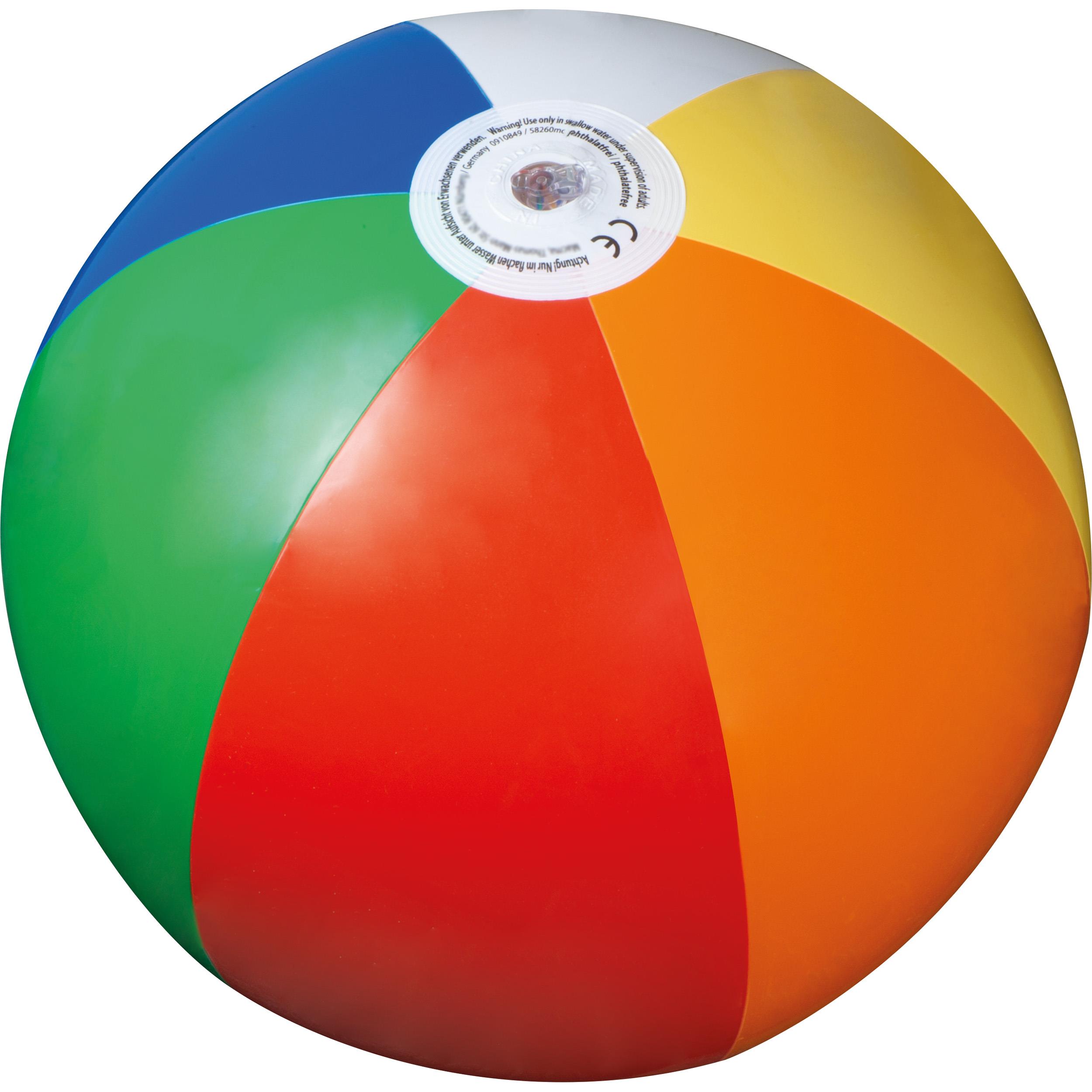 Phthalatfreier Strandball, multicolor