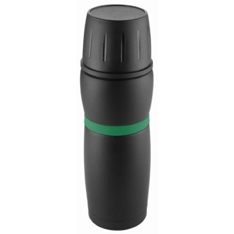 Metmaxx® Thermosflasche ´CremaTravel´ schwarz/grün