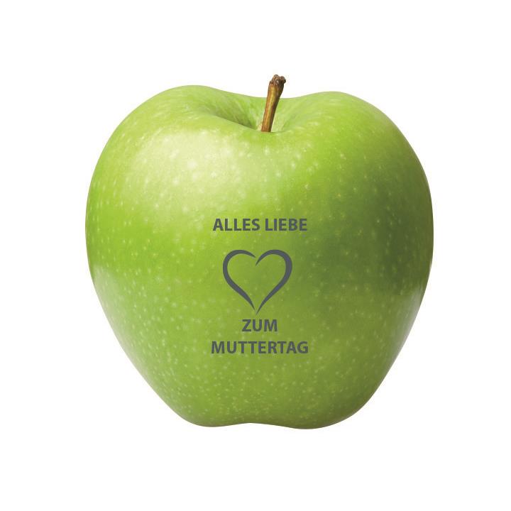 LogoFrucht Apfel grün Muttertag