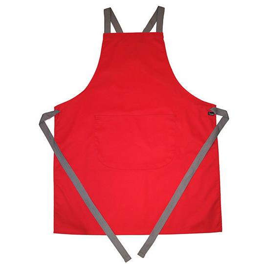 Apron With Grey Ties Crossover