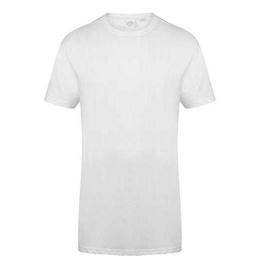 Men´s Longline T-Shirt With Dipped Hem