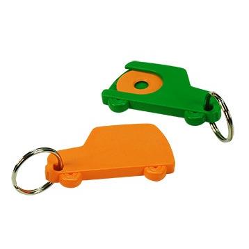 Schlüsselanhänger mit Einkaufswagenchip AUTO
