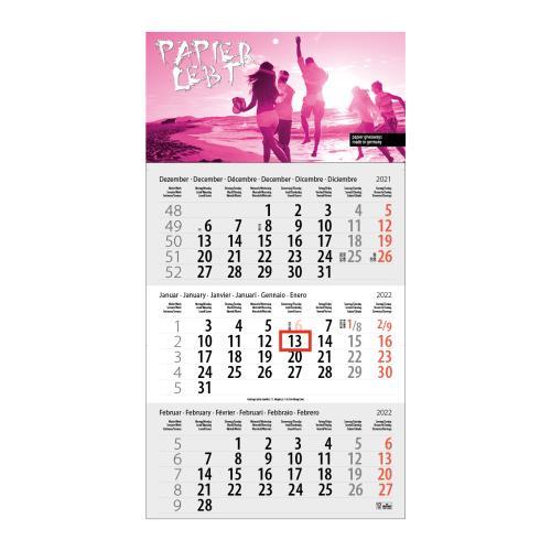 3-Monats DIN A3 Kalender ´Trinus Euro´