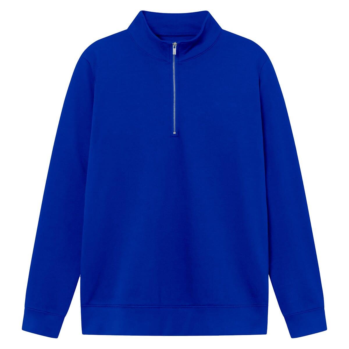 Brickstone Unisex Pullover mit halbem Rei�verschluss